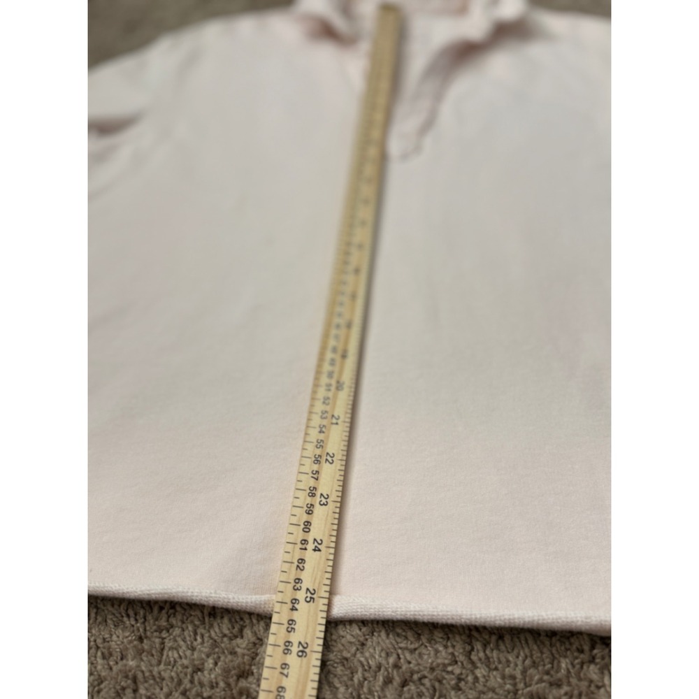 Frank & Eileen Tee Lab Pink Cotton Patrick Popover Henley Polo Sweatshirt  XL - Picture 6 of 7